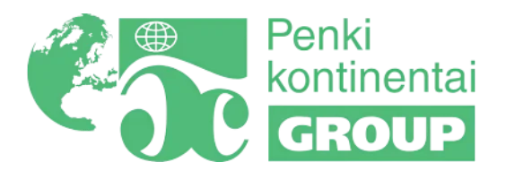 penki kontinentai